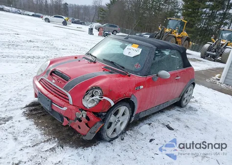 2007 Mini Cooper S z USA, uszkodzony, nr VIN WMWRH33507TJ44288